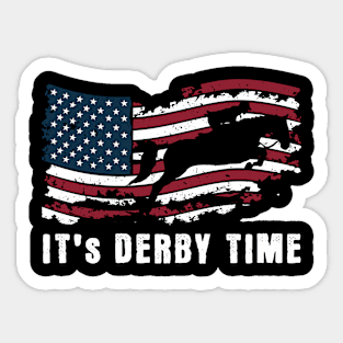 It's Derby Time Sticker